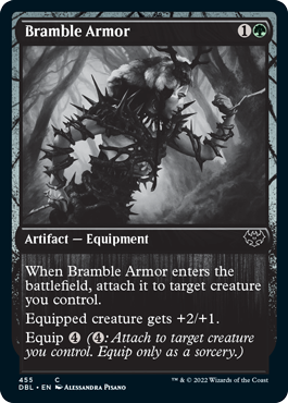 【ENG】【Foil】■DBL■《棘茨の鎧/Bramble Armor》[VOW]