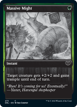 【ENG】【Foil】■DBL■《巨大な力/Massive Might》[VOW]