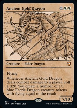 【ENG】■ショーケース■《エインシャント・ゴールド・ドラゴン/Ancient Gold Dragon》[CLB]
