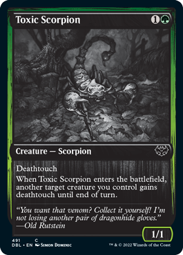 【ENG】【Foil】■DBL■《毒蠍/Toxic Scorpion》[VOW]
