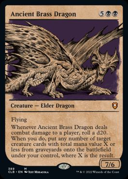 【ENG】■ショーケース■《エインシャント・ブラス・ドラゴン/Ancient Brass Dragon》[CLB]