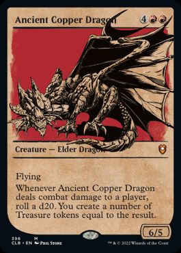 【ENG】【Foil】■ショーケース■《エインシャント・カッパー・ドラゴン/Ancient Copper Dragon》[CLB]
