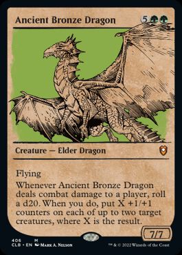 【ENG】■ショーケース■《エインシャント・ブロンズ・ドラゴン/Ancient Bronze Dragon》[CLB]