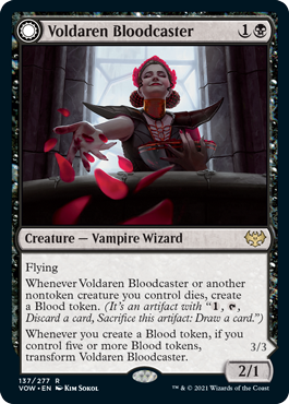 【ENG】《ヴォルダーレンの投血士/Voldaren Bloodcaster》[VOW]