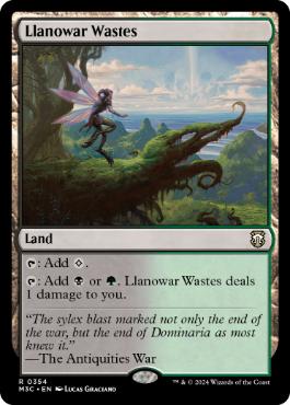 【ENG】《ラノワールの荒原/Llanowar Wastes》[M3C]