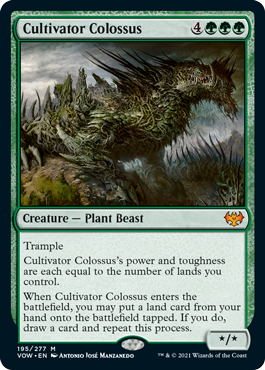 【ENG】《耕作する巨躯/Cultivator Colossus》[VOW]