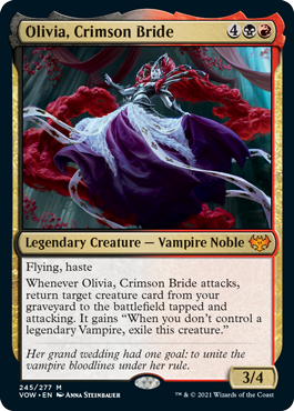 【ENG】【Foil】《真紅の花嫁、オリヴィア/Olivia, Crimson Bride》[VOW]