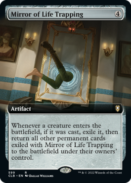 【ENG】【Foil】■拡張アート■《ミラー・オヴ・ライフ・トラッピング /Mirror of Life Trapping》[CLB]