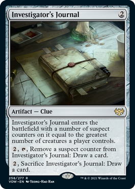 【ENG】【Foil】《調査官の日誌/Investigator's Journal》[VOW]