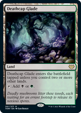 【ENG】【Foil】《死天狗茸の林間地/Deathcap Glade》[VOW]