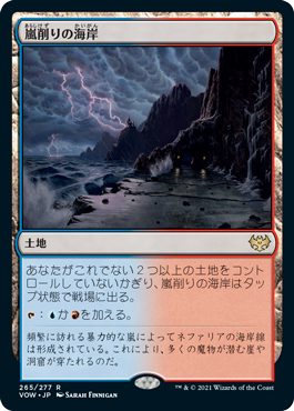 【JPN】《嵐削りの海岸/Stormcarved Coast》[VOW]