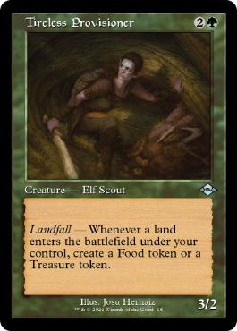 【ENG】【Foil】■旧枠■《不屈の補給兵/Tireless Provisioner》[MH2]