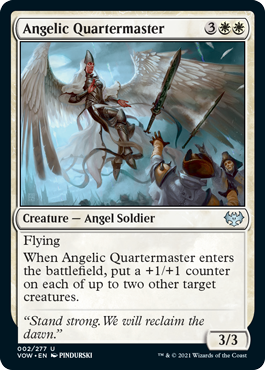 【ENG】【Foil】《天使の需品将校/Angelic Quartermaster》[VOW]