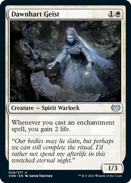 【ENG】【Foil】《ドーンハルトの霊/Dawnhart Geist》[VOW]