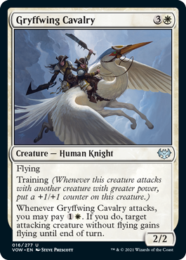 【ENG】【Foil】《グリフ翼の騎兵隊/Gryffwing Cavalry》[VOW]