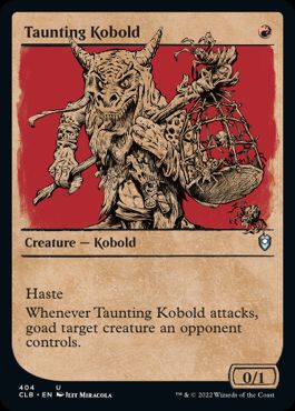 【ENG】【Foil】■ショーケース■《嘲るコボルド/Taunting Kobold》[CLB]