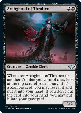 【ENG】【Foil】《スレイベンの大グール/Archghoul of Thraben》[VOW]