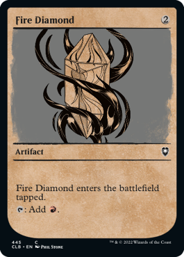 【ENG】【Foil】■ショーケース■《緋色のダイアモンド/Fire Diamond》[CLB]
