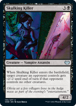 【ENG】【Foil】《潜伏する殺人者/Skulking Killer》[VOW]
