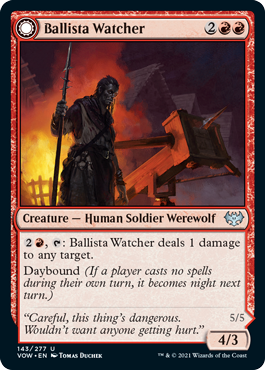 【ENG】【Foil】《バリスタの監視兵/Ballista Watcher》[VOW]