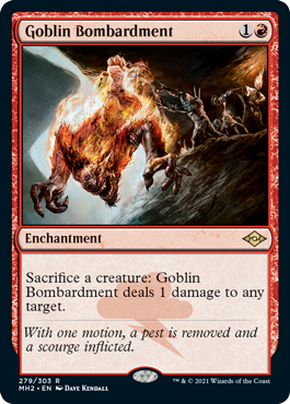 【ENG】《ゴブリンの砲撃/Goblin Bombardment》[MH2]