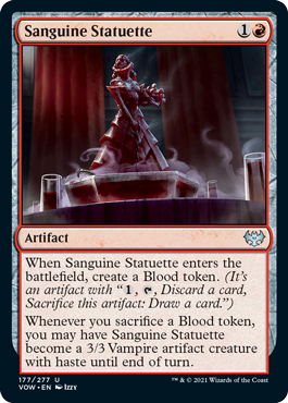 【ENG】【Foil】《血なまぐさい小像/Sanguine Statuette》[VOW]