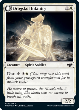 【ENG】【Foil】《ドラグスコルの歩兵/Drogskol Infantry》[VOW]