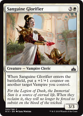 【ENG】【Foil】《鮮血の賛美者/Sanguine Glorifier》[RIX]