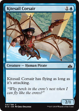【ENG】【Foil】《帆凧の海賊/Kitesail Corsair》[RIX]