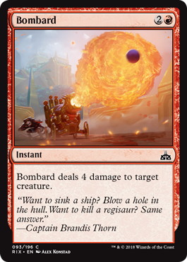 【ENG】【Foil】《砲撃/Bombard》[RIX]