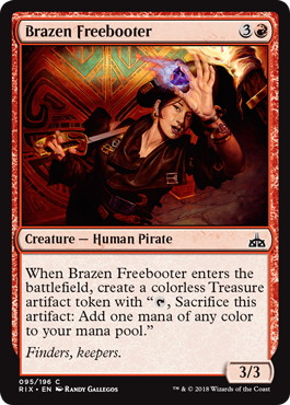 【ENG】【Foil】《鉄面連合の掠め取り/Brazen Freebooter》[RIX]