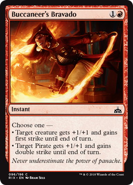 【ENG】【Foil】《海賊の示威/Buccaneer's Bravado》[RIX]