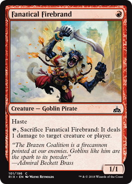 【ENG】【Foil】《狂信的扇動者/Fanatical Firebrand》[RIX]