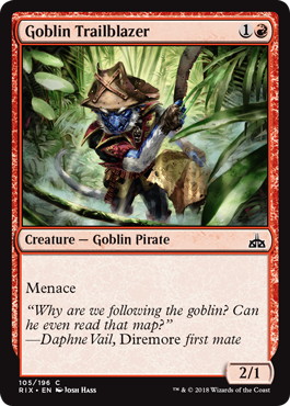 【ENG】【Foil】《ゴブリンの先駆者/Goblin Trailblazer》[RIX]