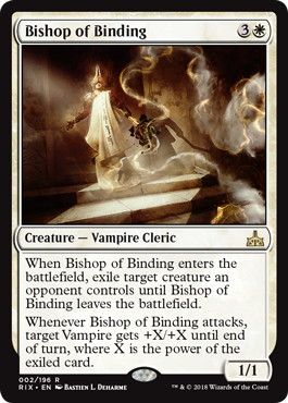 【ENG】《束縛の司教/Bishop of Binding》[RIX]