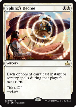 【ENG】《スフィンクスの命令/Sphinx's Decree》[RIX]