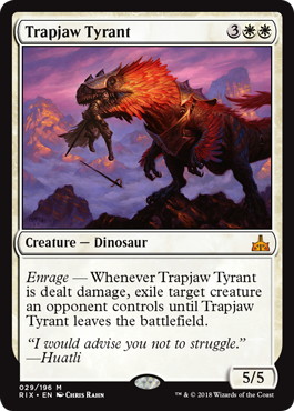【ENG】《罠顎の暴君/Trapjaw Tyrant》[RIX]