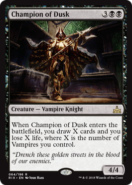 【ENG】《薄暮の勇者/Champion of Dusk》[RIX]