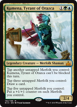 【ENG】《オラーズカの暴君、クメーナ/Kumena, Tyrant of Orazca》[RIX]
