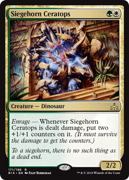 【ENG】《攻角のケラトプス/Siegehorn Ceratops》[RIX]