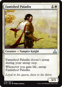 【ENG】《飢えた聖騎士/Famished Paladin》[RIX]