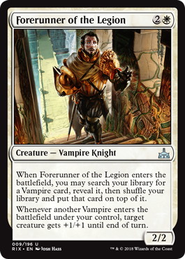【ENG】《軍団の先駆け/Forerunner of the Legion》[RIX]