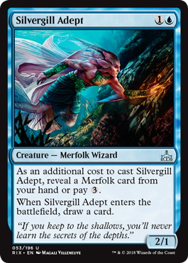 【ENG】《銀エラの達人/Silvergill Adept》[RIX]