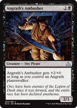 【ENG】《アングラスの伏兵/Angrath's Ambusher》[RIX]