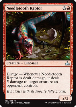 【ENG】《針歯の猛竜/Needletooth Raptor》[RIX]