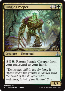 【ENG】【Foil】《ジャングルの化け蔓/Jungle Creeper》[RIX]