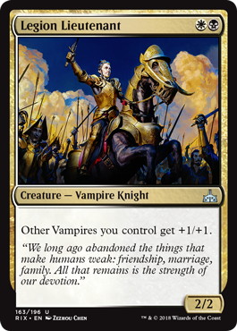 【ENG】【Foil】《軍団の副官/Legion Lieutenant》[RIX]
