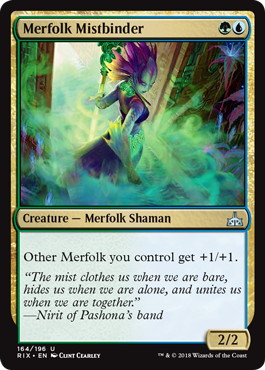 【ENG】《マーフォークの霧縛り/Merfolk Mistbinder》[RIX]