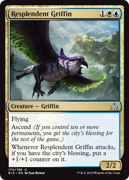 【ENG】【Foil】《華麗なグリフィン/Resplendent Griffin》[RIX]