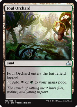 【ENG】【Foil】《穢れた果樹園/Foul Orchard》[RIX]